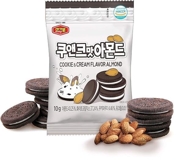 Amazon モゴボン Murgerbon ハニーバターアーモンド 10g X 25袋 小分けタイプ おつまみ 韓国お菓子 ナッツ 韓国お土産 クエンク味アーモンド Murgerbon ナッツ 通販