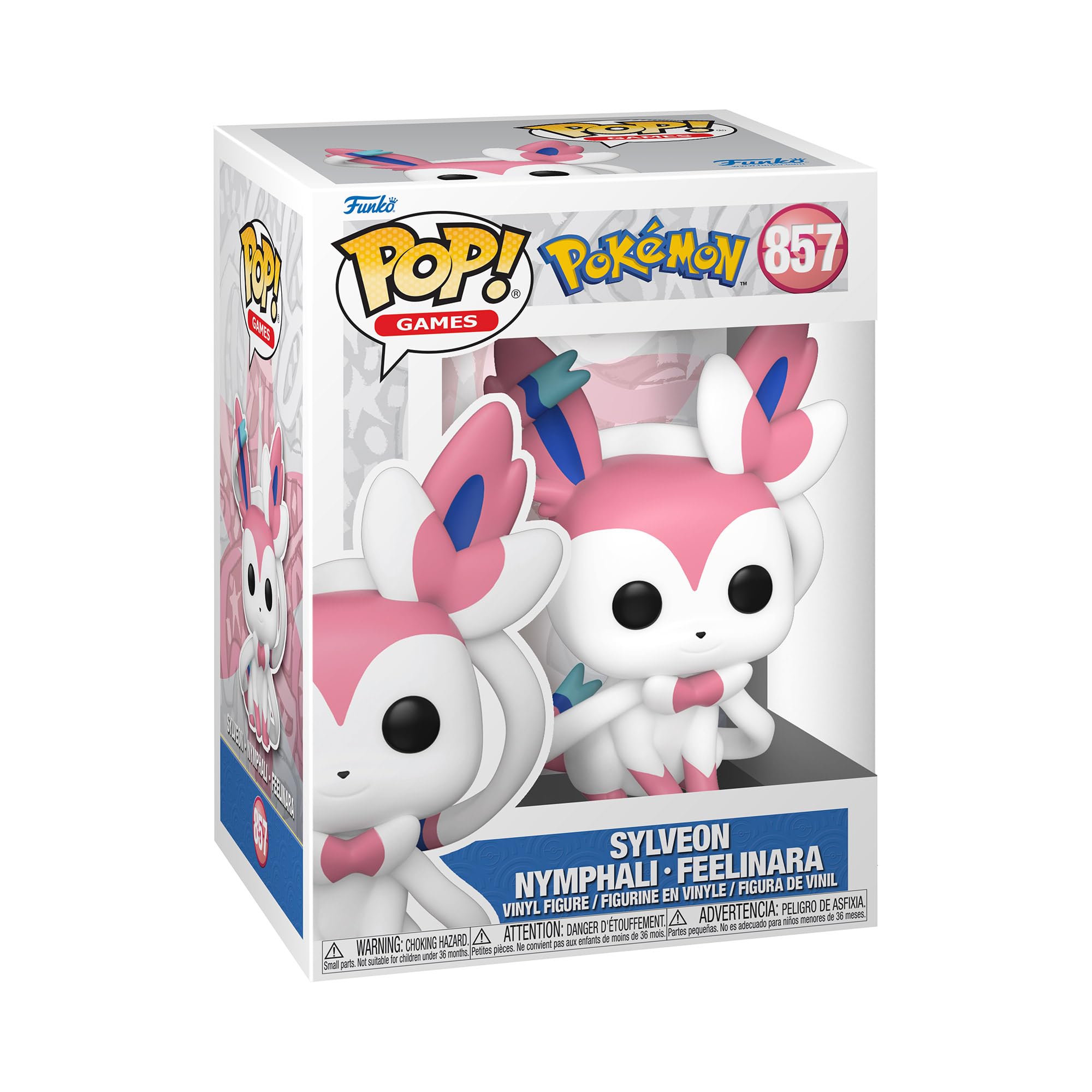 Funko POP! Games: Pokemon - Sylveon - Collectable Vinyl Figure - Gift Idea - Official Merchandise - Toys For Kids & Adults - Model Figure for Collectors and Display