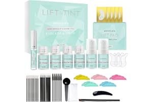 MXNSLWA 4 in1 Lash Lift and Black Kit, Brow Lamination Kit, Eyebrow Perm Kit Professional Curling Perming Wave Suitable For Salon