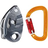 PETZL GRIGRI Rock Climbing Belay Device | With Cam-Assisted Blocking for Sport, Trad, &amp; Top-Rope Climbing