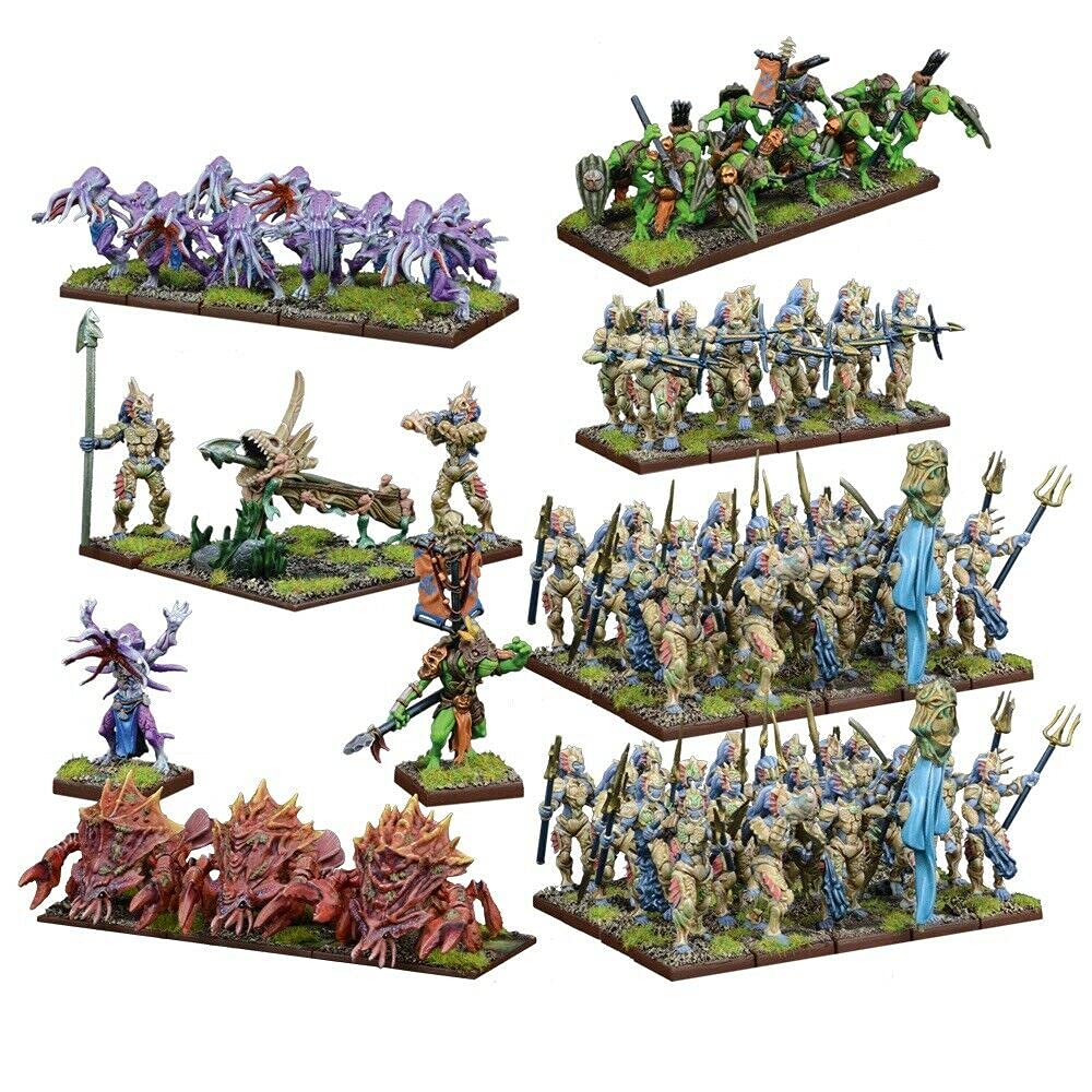 Mantic Games MGKWR102 Neritica Army Play Set, Multi-Colour, Multi-Color