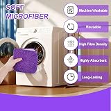 Vilida 8 Pack Microfibre Mop Refill Pads for Flash Power Mop Wet Dry view 5