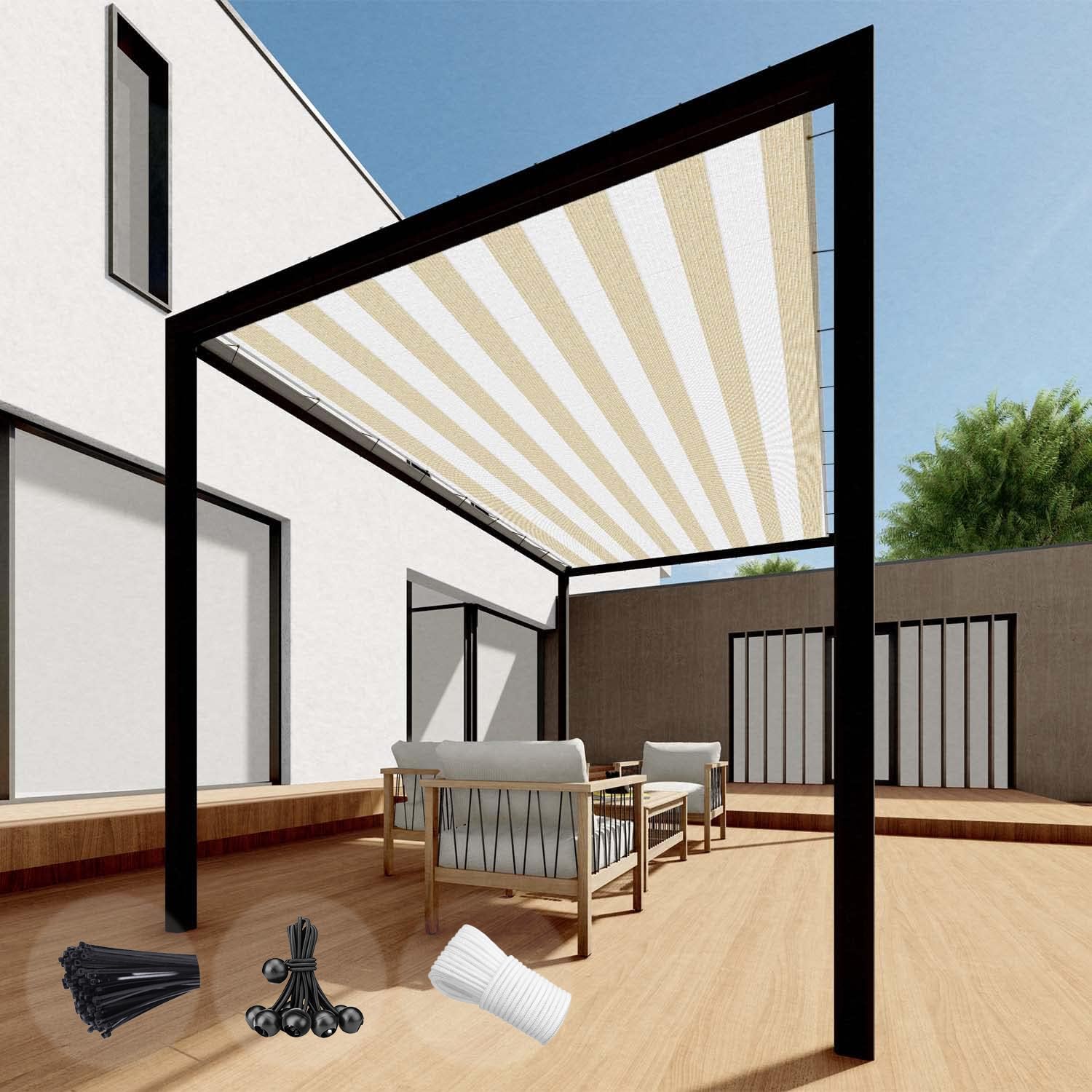 SunnyRoyal 19'x31' Sun Shade Sail Straight Edge