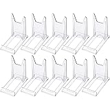 Zonon Acrylic Plate Stands Plastic Display Holders Picture Plate Holders Clear Mini Easels Stands to Display Pictures or Plat