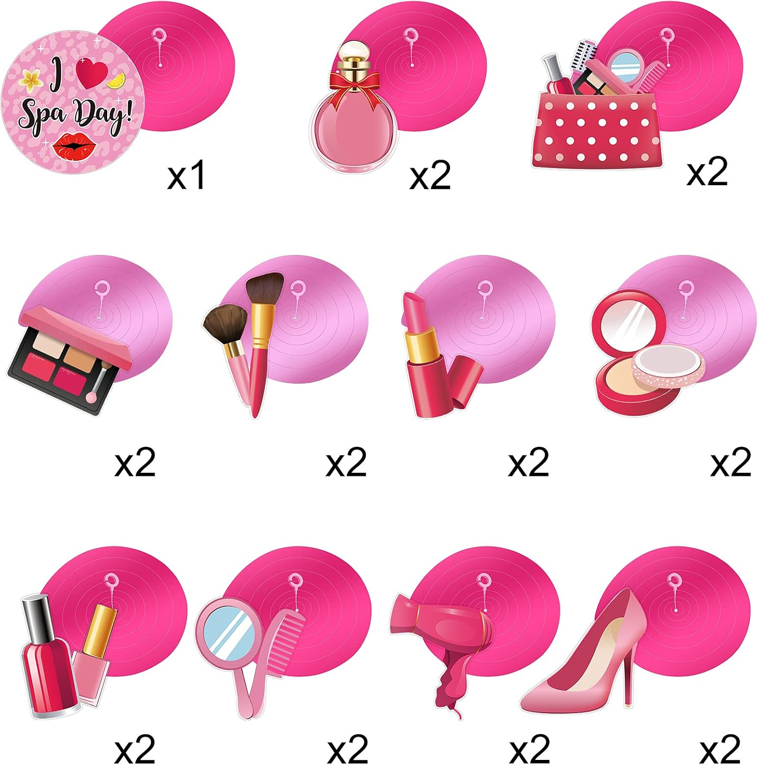 30 Pieces Spa Day Hanging Swirl Decorations - Image 5