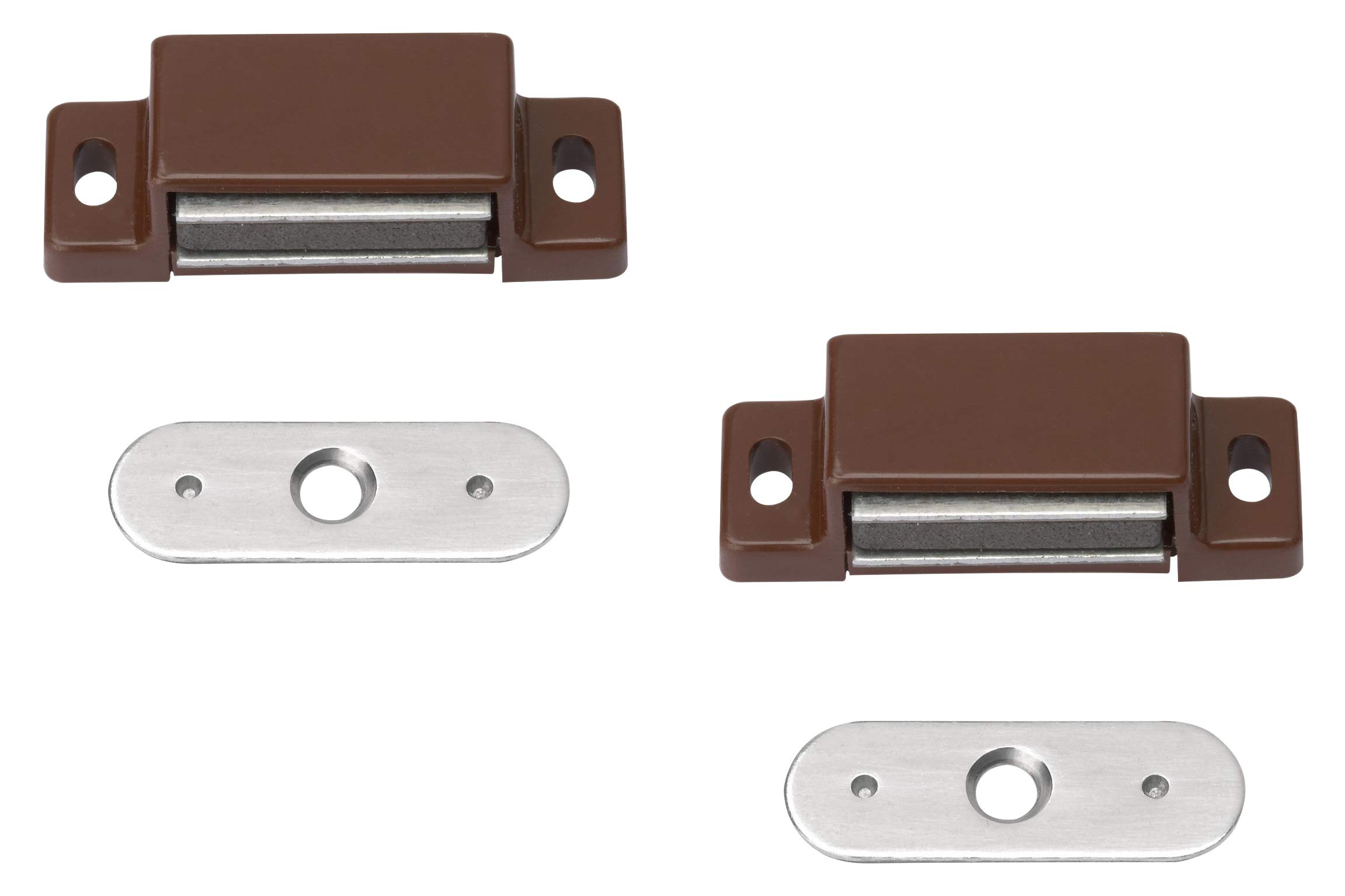 Metafranc 350056 Feste Gegenplatte Magnetic Catch, Metal/Plastic, Brown — image 1