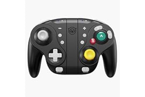 NYXI Wizard Gamecube Switch Controller for Nintendio Switch/Switch OLED, Wireless Gamecube Controller with Hall Effect Joystick, Programmable, Mechanical Trigger, 6-Axis Gyro, Turbo & Vibration