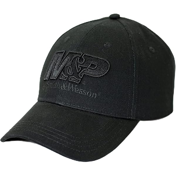 Amazon.com: M&P by Smith and Wesson Mens Hat Black and White Patch