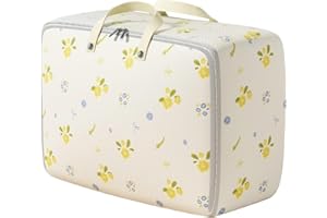 lazyfun Reinforced Moving Storage Bag with Double Zips, Waterproof Oxford Fabric for Blankets, Bed Linen, Clothing, Practical