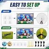 TODARRUN Football Ball Game Set Kids 3+ Soccer Target Practice 2 in 1 view 7