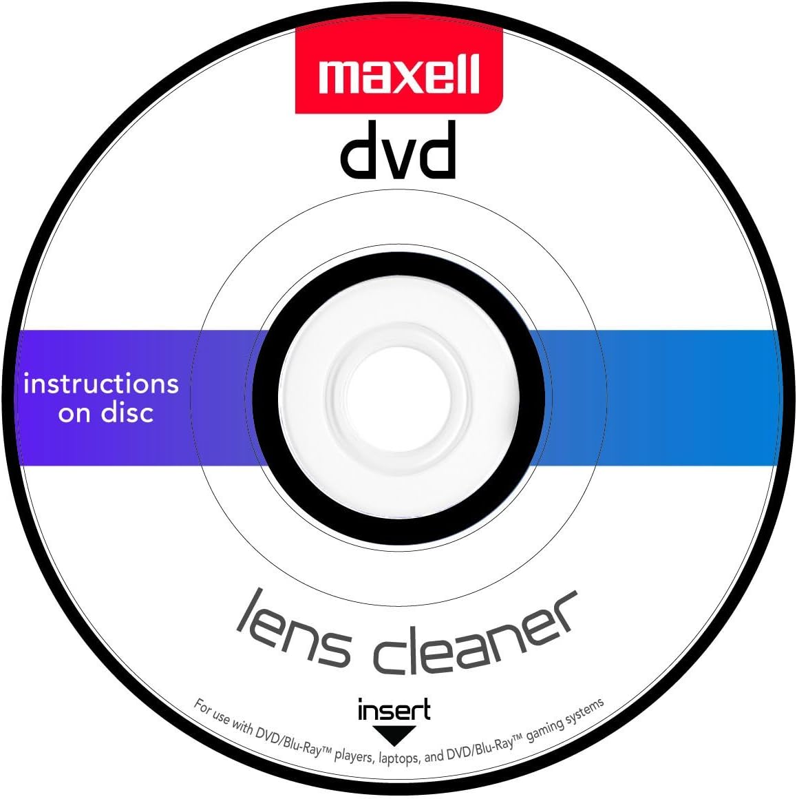 Maxell 190059 DVD Only Lens Cleaner, with Equipment Set Up and Enhancement Features: DVD Lens Cleaner: Home Audio & Theater