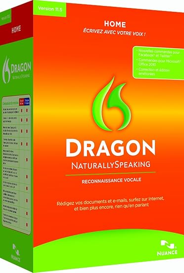 Dragon Naturallyspeaking Home V11 5 Micro Casque Inclus Amazon Fr Logiciels