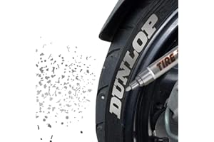 MC MOTOPARTS Permanent Color Tire Pen Marker Lettering Paint Drawing Tool Automotive Motorcycle Care 1 piece (Silver)