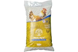 Premium Chicken Sand 50 lbs – Dust-Free, Odor-Control Bedding for Chicken Coops, Nesting Boxes, and Runs – Natural Poultry Litter