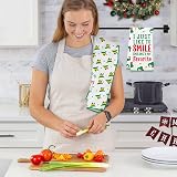 Cheroloven Buddy The Elf Christmas Kitchen Towels 2 Pack Waffle Weave Novelty view 7
