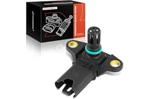 A-Premium Turbocharger Boost Sensor [4 Pins] Compatible with BMW 335i, 335is, 335xi, 535i, 535i GT, 535xi, 550i xDrive, 550i 