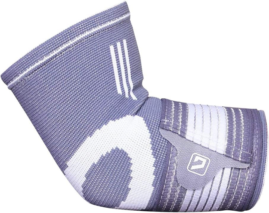 Liveup SPORTS Elbow Brace Compression Support Sleeve - Elbow Sleeve with Adjustable Elastic Bandage for Tennis Elbow, Golfers Elbow, Tendonitis, Arthritis, Weightlifting, Injury Recovery