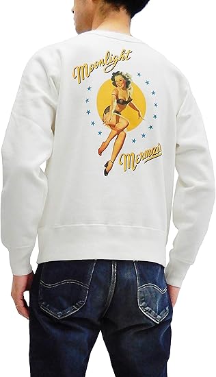 Amazon バズリクソンズ Buzz Rickson Br スウェットシャツ ピンナップガール Gil Elvgren メンズ トレーナー オフ白 Xxl トレーナー パーカー 通販