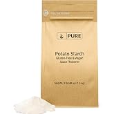 Pure Original Ingredients, Potato Starch, 3 Lb | For cooking, baking, and thickening sauces