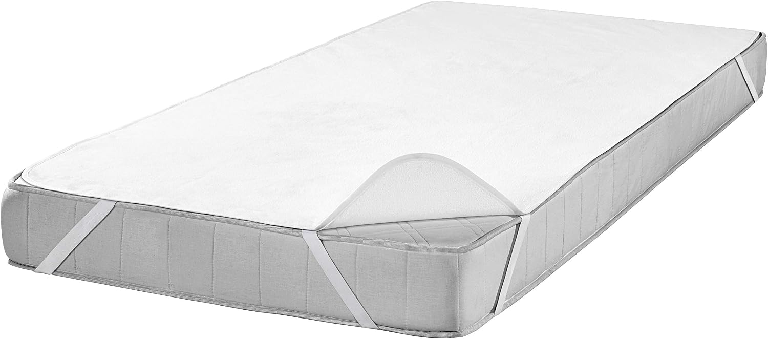 SETEX molleton/terry mattress protector, reversible, Generation, white, series MOFR, White, 90 x 200 cm - Image 4