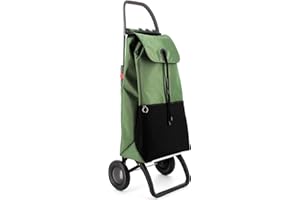 Rolser I-Max Urban 2 Wheel Foldable Shopping Trolley - Kaki