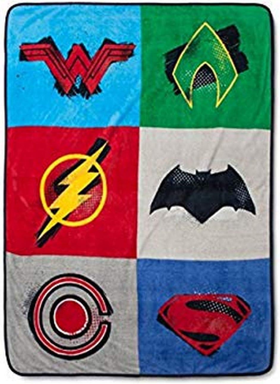 DC Comics Justice League Batman Superman Throw