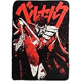 Berserk Anime Guts Character Soft Plush Fleece Throw Blanket 45" x 60"