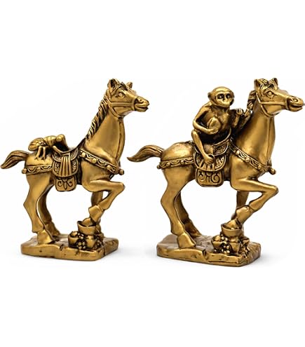 Amazon.com: Betterdecor Feng Shui Monkey on The Horse Immidiate