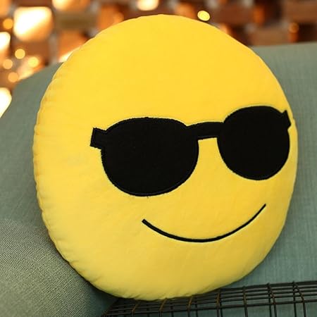 FBA-Emoji Cool Face Pillow Cushion