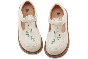 ELCSSUY Girls Dress Shoes Toddler Mary Janes Shoes Little Girl School Uniform Oxford Shoes for Girl Flats