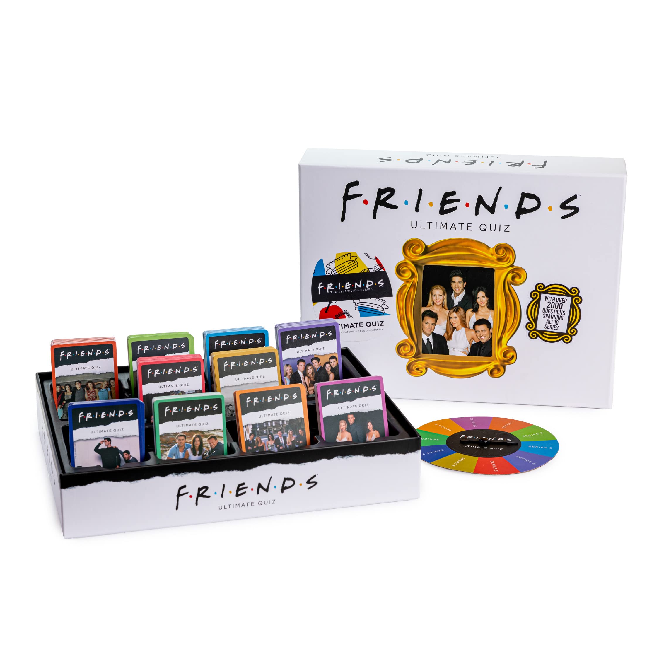 FRIENDS Paladone TV Show Ultimate Trivia Quiz - 391 Double-Sided Quiz Cards - 2000 Questions - Officially Licensed Merchandise