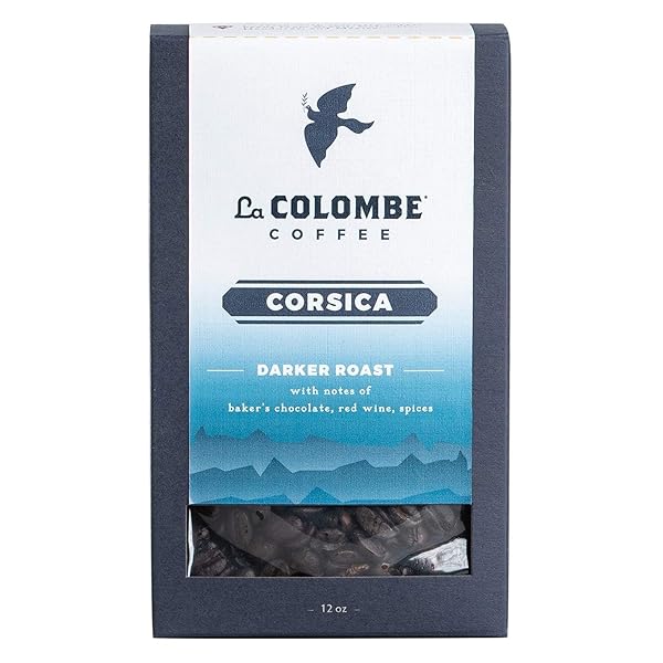 LA COLOMBE CORSICA DARK ROAST WHOLE BEAN COFFEE...