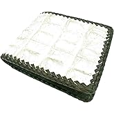 Pelgio Genuine Crocodile Alligator Backbone Skin Handmade Bifold Wallet (Natural)