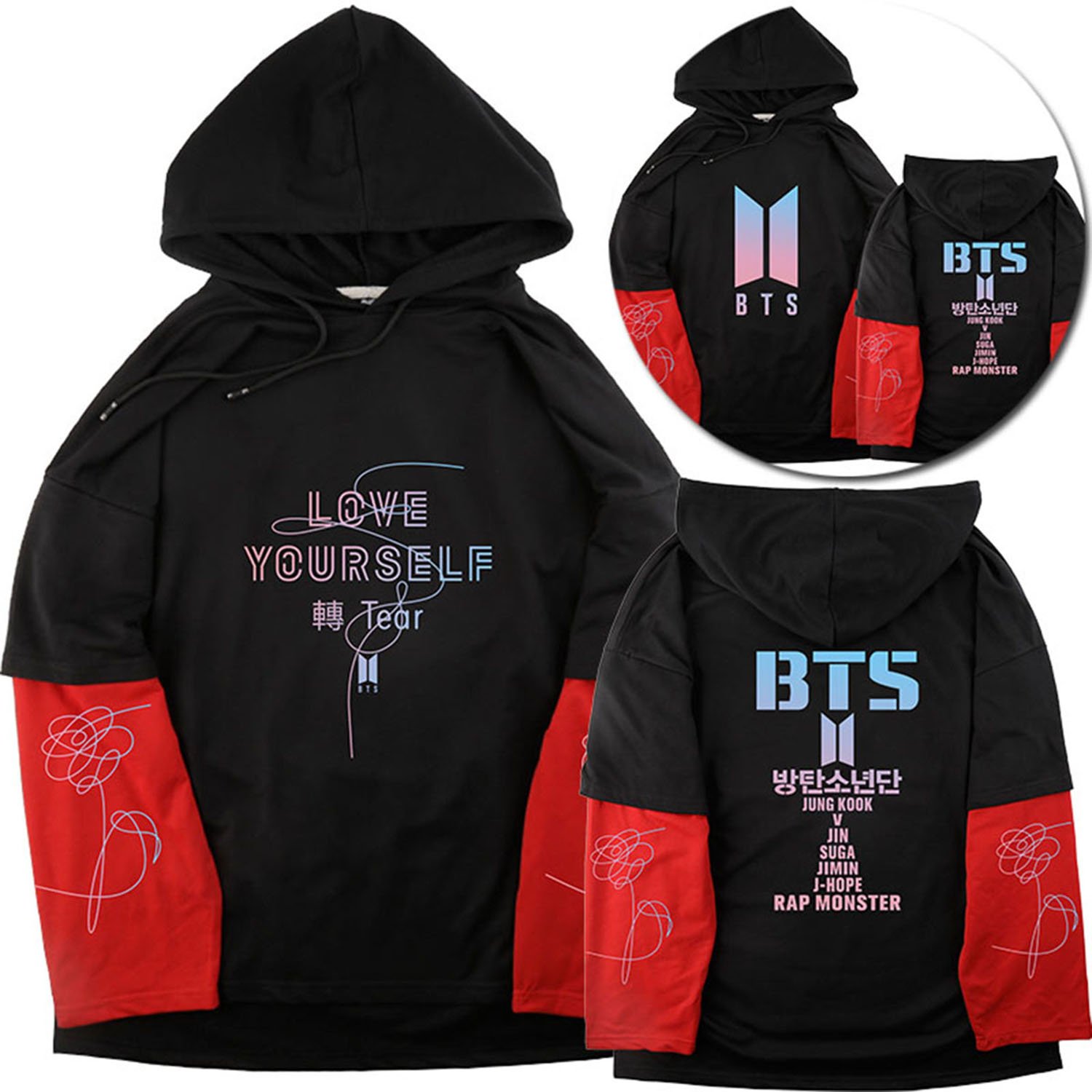 bts tear hoodie