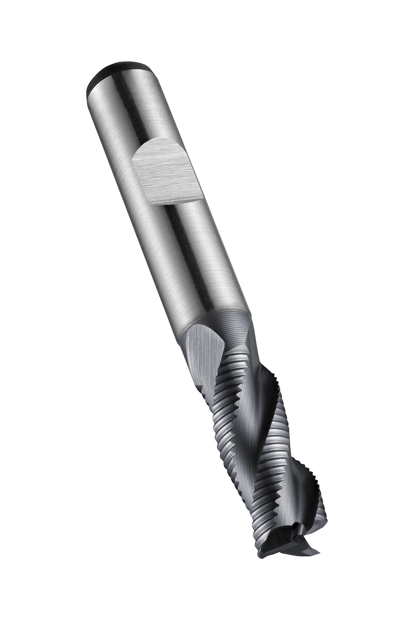 Dormer C92213.0 Series C922 HSS-E-PM 3 Flute Roughing Slot Drill/Milling Cutter, Alcrona coating, DIN 1835B Shank, 13.00 mm Cutting Diameter