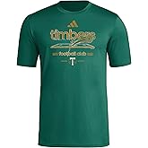 Adidas Mens Portland Timbers Vintage World Pre-Game Short Sleeve T-Shirt