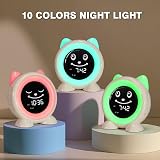 I CODE Time to Wake Kids Alarm Clock with Night Light Nap Timer for 2-10 Years view 4