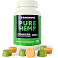 TACANNA Hemp Gummies - Oil Gummies for Adults with Vitamins C, B3, B6, B12, Biotin, B5 & Zinc for Better Sleep & Calm - Hemp Candy Supplement with Multivitamins & Omega 3, 6, 9-90 Count