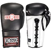 Ringside IMF Tech Sparring Boxing Gloves, Lace-Up, Leather | Hand &amp; wrist protection for adult sparring