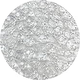 LIMAOLLY 40pcs 12mm Faceted Crystal Glass Beads Round Spacer Beads for Jewelry Making DIY Craft Making Necklace Bracelet Earring Wind Chimes Suncatchers Ornament(502-Crystal Clear)