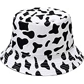 Joylife Animal Print Bucket Hat Novelty Pattern Sun Hats Reversible Packable Fishing Cap for Women, Men