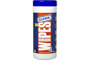GUNK EDW30 Engine Degreasing Wipes 30-Count 8 x 12 inch 2-Sided Smooth or Scrubby Texture