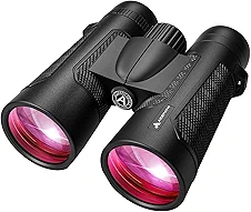 AcePath 15x56 Binoculars for Adults High Powered - Large View Waterproof Binoculars with Clear Low Light Vision - Compact Binocular Essentials for Hunting Camping Cruise Travel Bird Watching Sports