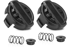 ALOCS DWO1DT995 Weed Trimmer Head Replacement for Dewalt String Trimmer Head Parts, Dewalt Weed Wacker Head with Weedeater Cap and Spring, Dewalt Weed Trimmer 20V Parts DCST922P1 DCST922B DCST972X1 (2 Pack)