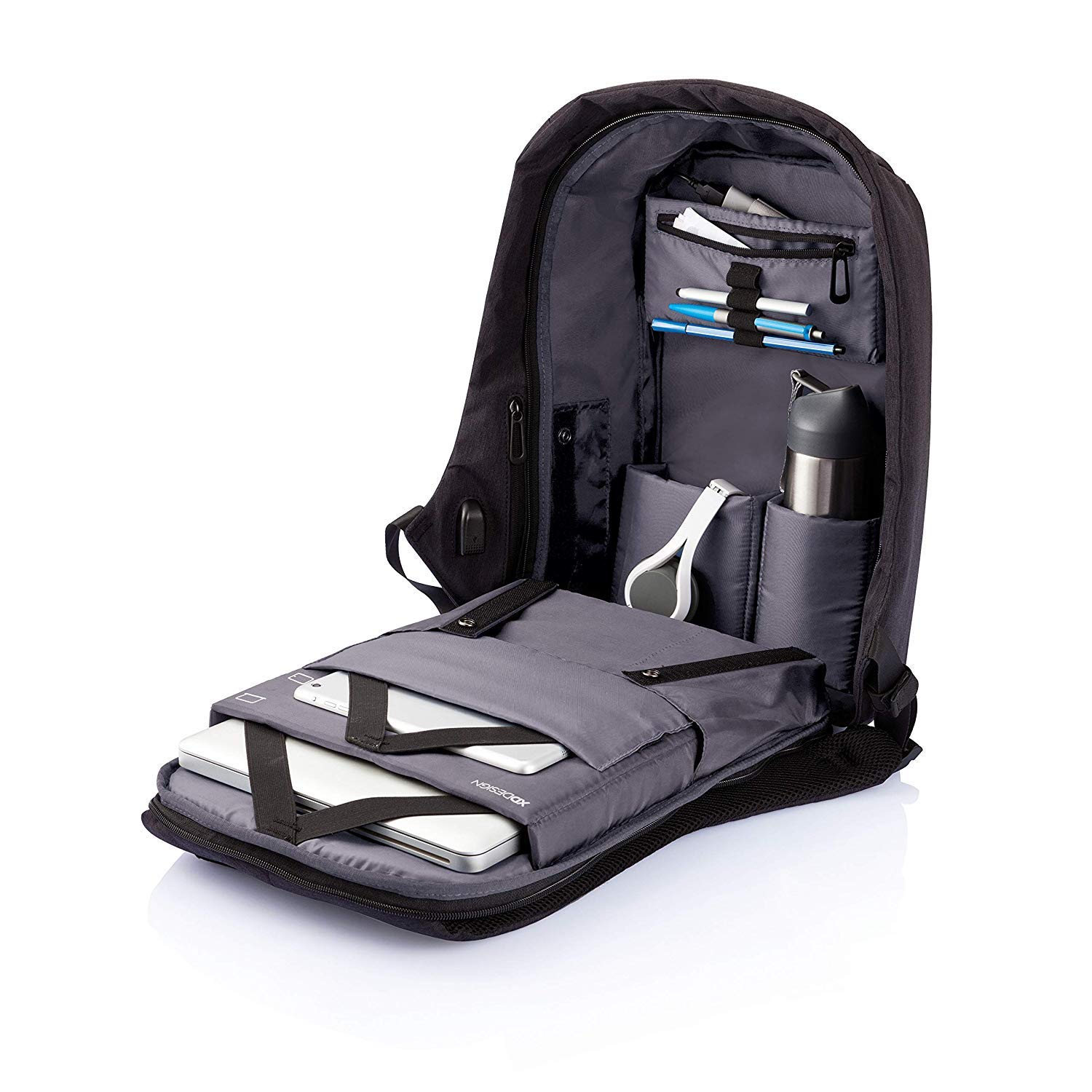 XD Design ® Bobby 13 LTR Polyester Bag with Rain Cover & Anti Theft