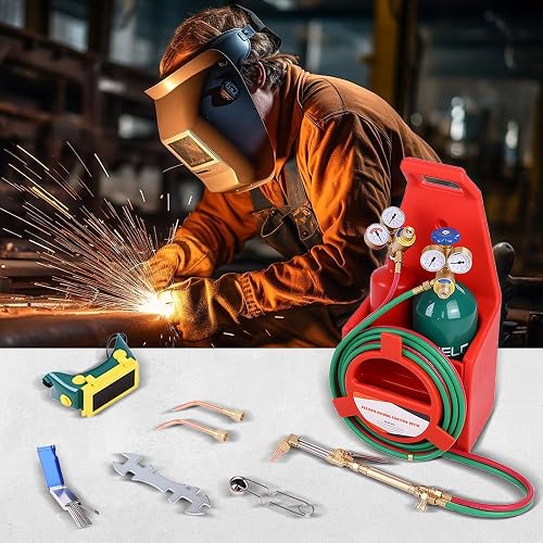 Cutting torch Professional Portable Tote Oxy Acetylene Welding Brazing ...