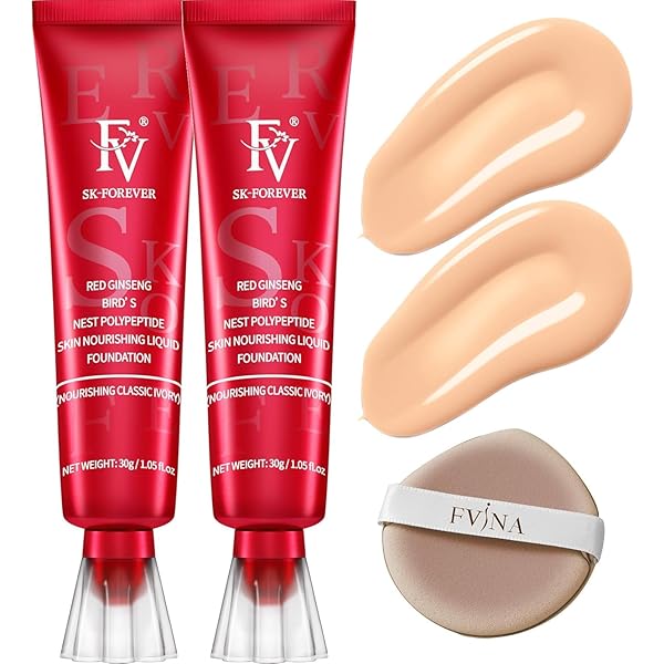 Amazon.com : FV 2 Pack Waterproof Foundation, Lightweight & Medium