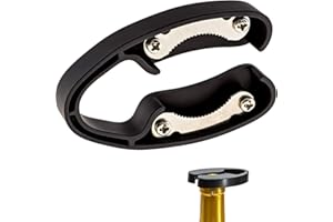 2 Pack Premium Dual Blade Wine Foil Cutter - Wine Bottle Opener Accessory - Gift for Wine Lovers by HQY (Black &White)