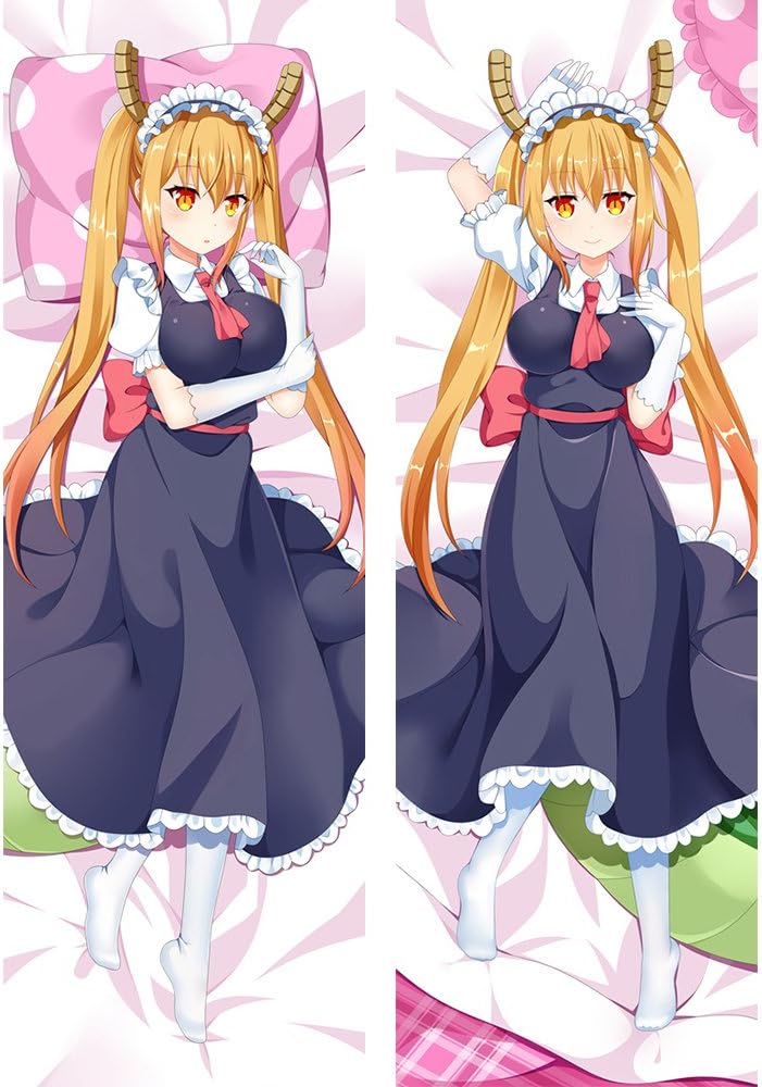 Tohru - Miss Kobayashi's Dragon Maid Double Sided hugs Body Pillow case Cushion Cover 150 x 50cm(59in x 19.6in) 2 Way Tricot Pillowcase