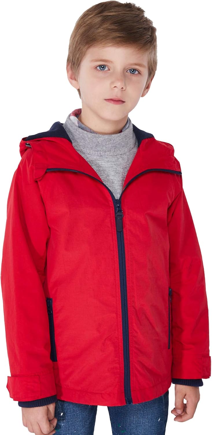 Lightweight Waterproof Kids Jacket Rain Boys garden maoo Fleece Coat